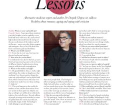 Life Lessons Q&D with Deepak Chopra